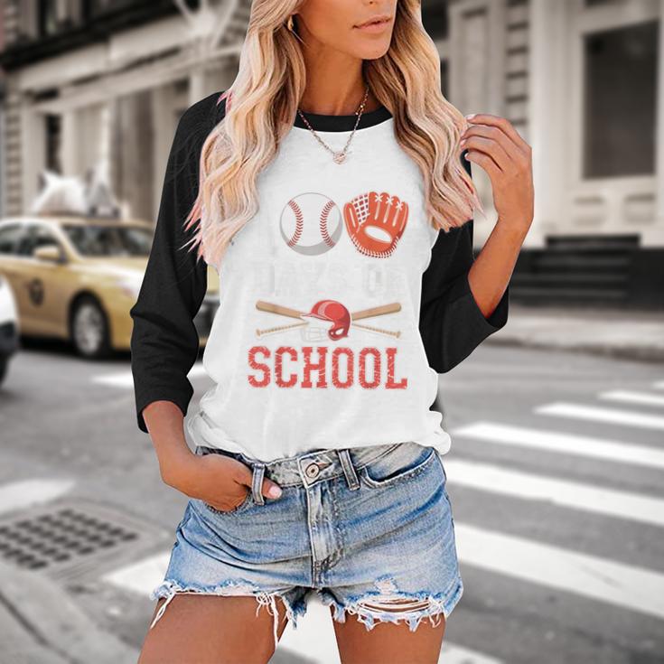 100 Days Of School Baseball Player Teacher Student Baseball Raglan Shirt 100 Days Of School Baseball Player Teacher Student Baseball Raglan Shirt