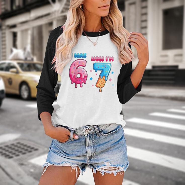 I Was 6 Now I'm 7 Birthday Baseball Drip For Boys Kid Baseball Raglan Shirt I Was 6 Now I'm 7 Birthday Baseball Drip For Boys Kid Baseball Raglan Shirt