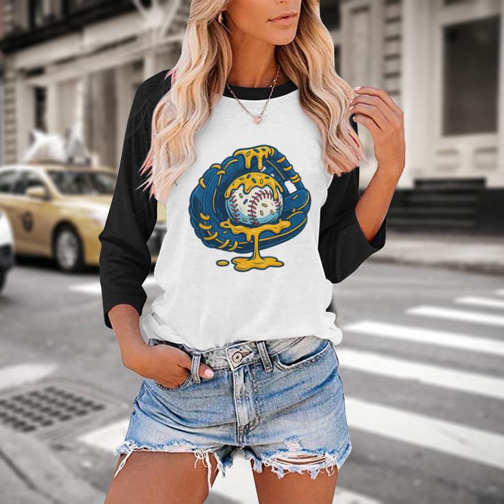 Baseball Drip Team For Boys Ice Cream Cool Baseball Raglan Shirt Baseball Drip Team For Boys Ice Cream Cool Baseball Raglan Shirt