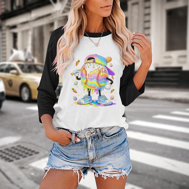 Cute Easter Baseball Ice Cream Boys Girls Kids Baseball Raglan Shirt Cute Easter Baseball Ice Cream Boys Girls Kids Baseball Raglan Shirt