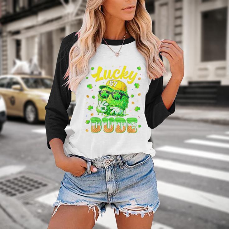 Lucky Dude Drip Baseball Shamrock St Patrick Men Boy Youth Baseball Raglan Shirt Lucky Dude Drip Baseball Shamrock St Patrick Men Boy Youth Baseball Raglan Shirt