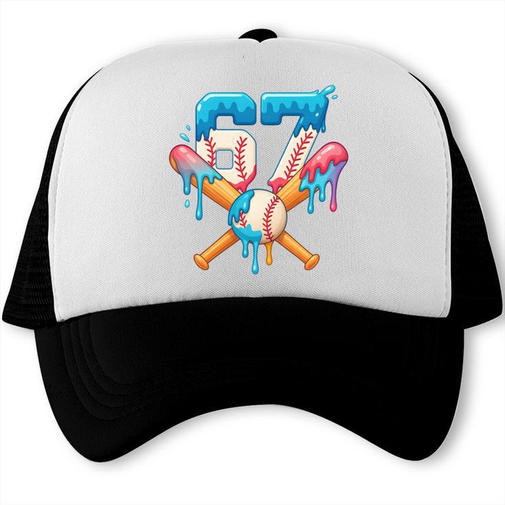 67 Baseball Life Style 101 Apparel Youth Drip Baseball Boys Trucker Cap