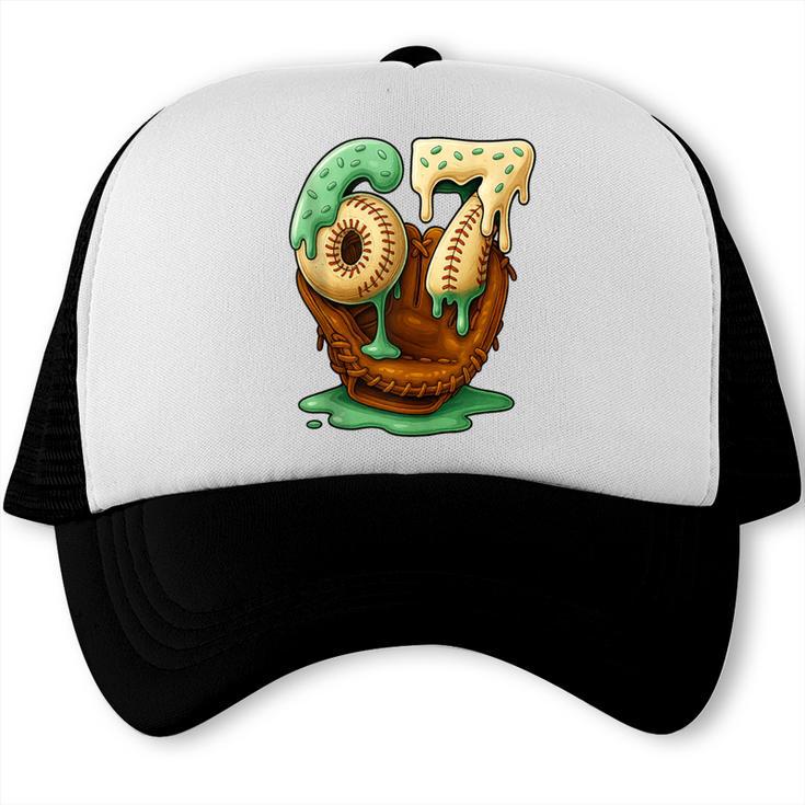 67 Ice Cream Drip Six Seven Baseball Trucker Cap