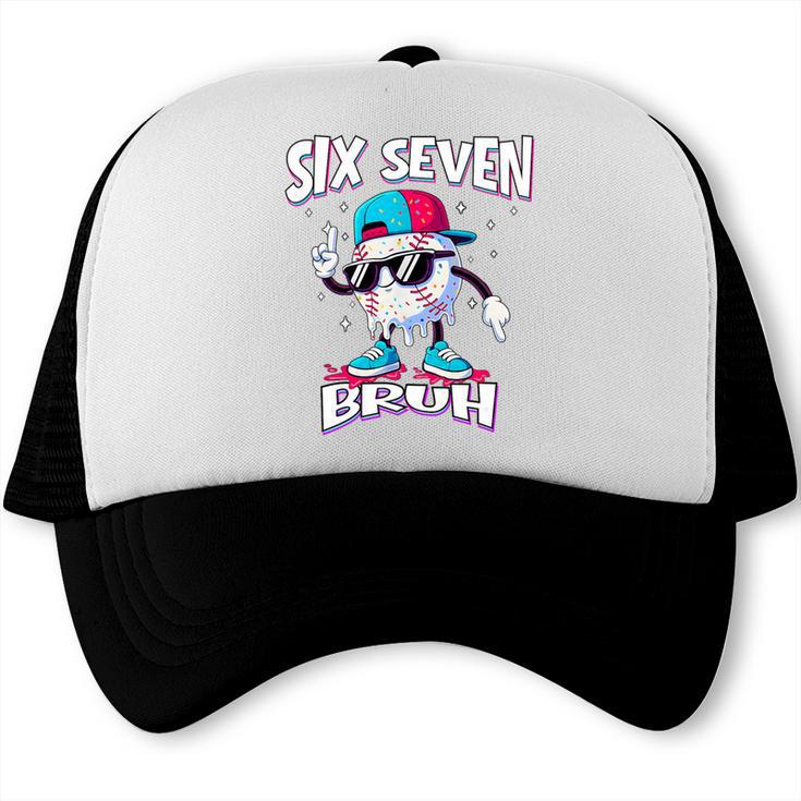 67 Meme Six Seven Baseball Ice Cream Drip Girls Boys Premium Tri-Blend Trucker Cap 67 Meme Six Seven Baseball Ice Cream Drip Girls Boys Premium Tri-Blend Trucker Cap