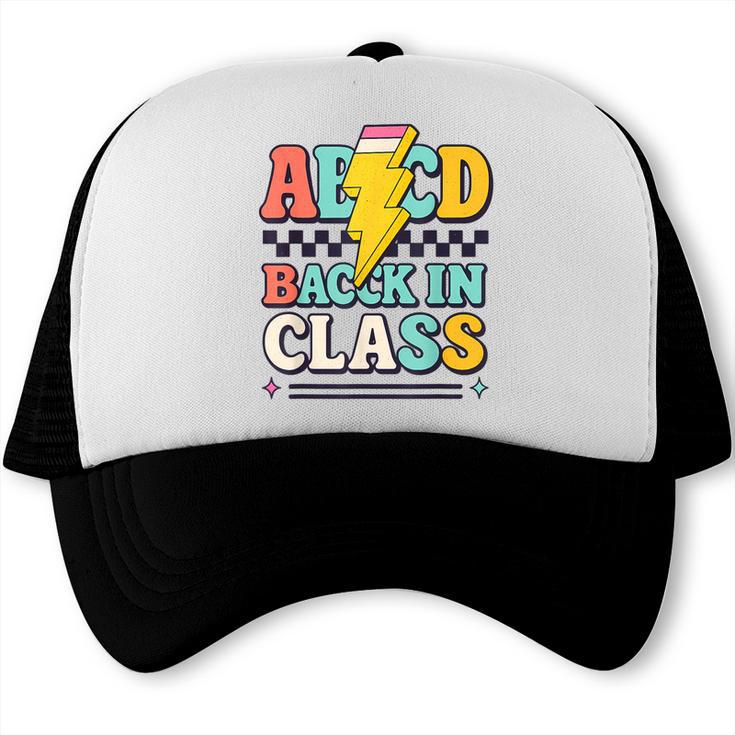 Back To School ABCD Back In Class Trucker Cap