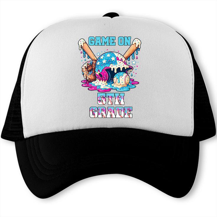 Back To School Game On Fifth Grade Baseball First Day Boys Trucker Cap