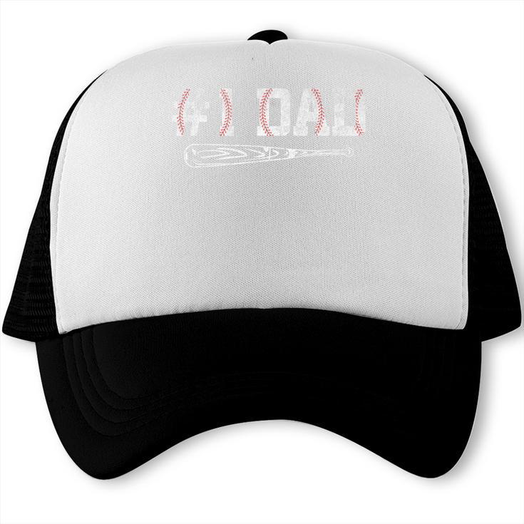 Baseball Dad Daddy Father's Day Number One Baseball Dad Premium Trucker Cap Baseball Dad Daddy Father's Day Number One Baseball Dad Premium Trucker Cap