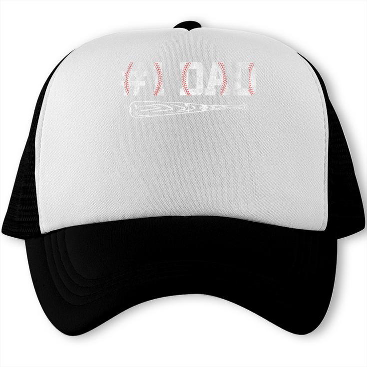 Baseball Dad Daddy Father's Day Number One Baseball Dad Trucker Cap Baseball Dad Daddy Father's Day Number One Baseball Dad Trucker Cap