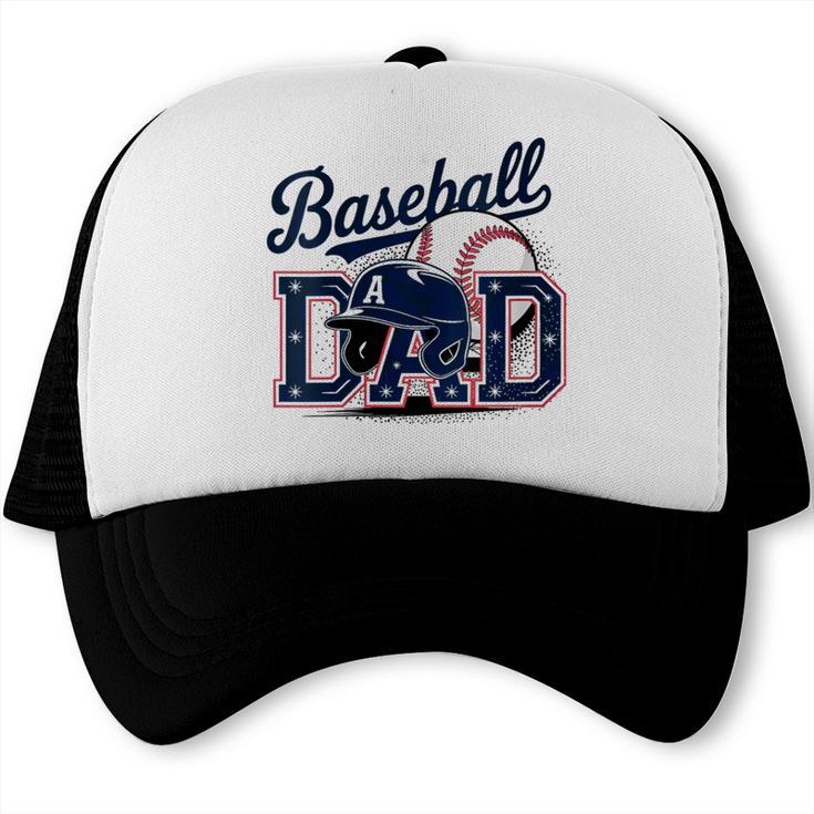 Baseball Dad Proud Fathers Sports Gear Trucker Cap Baseball Dad Proud Fathers Sports Gear Trucker Cap