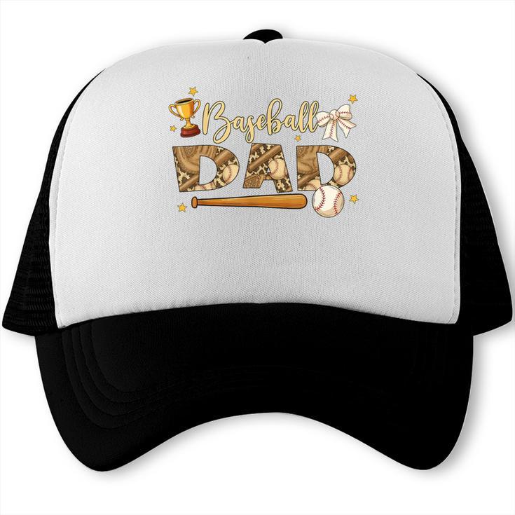 Baseball Dad Vintage Baseball Lover Trucker Cap Baseball Dad Vintage Baseball Lover Trucker Cap