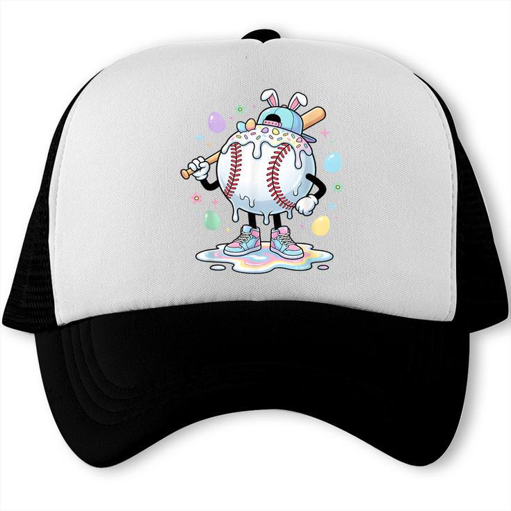 Baseball Drip Icecream Apparel Youth Boy Easter Trucker Cap