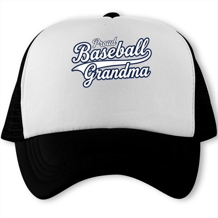 Baseball Grandma Graphic Trucker Cap