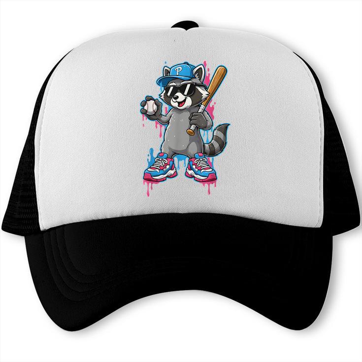 Baseball Ice Cream Drip For Boys And Girls Batter Game Day Trucker Cap