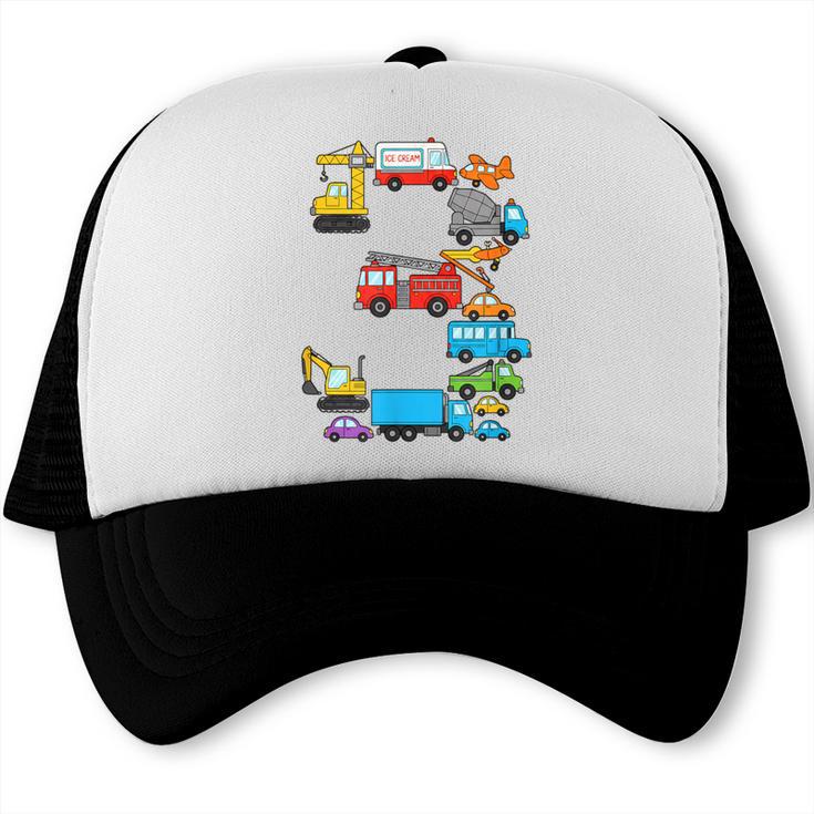 Baseball Ice Cream Drip Vehicles Youth Baseball Drip Trucker Cap