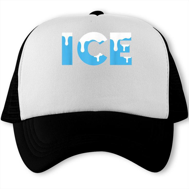 Baseball ICE Ice Cream Drip Baseball Drip Baseball Trucker Cap
