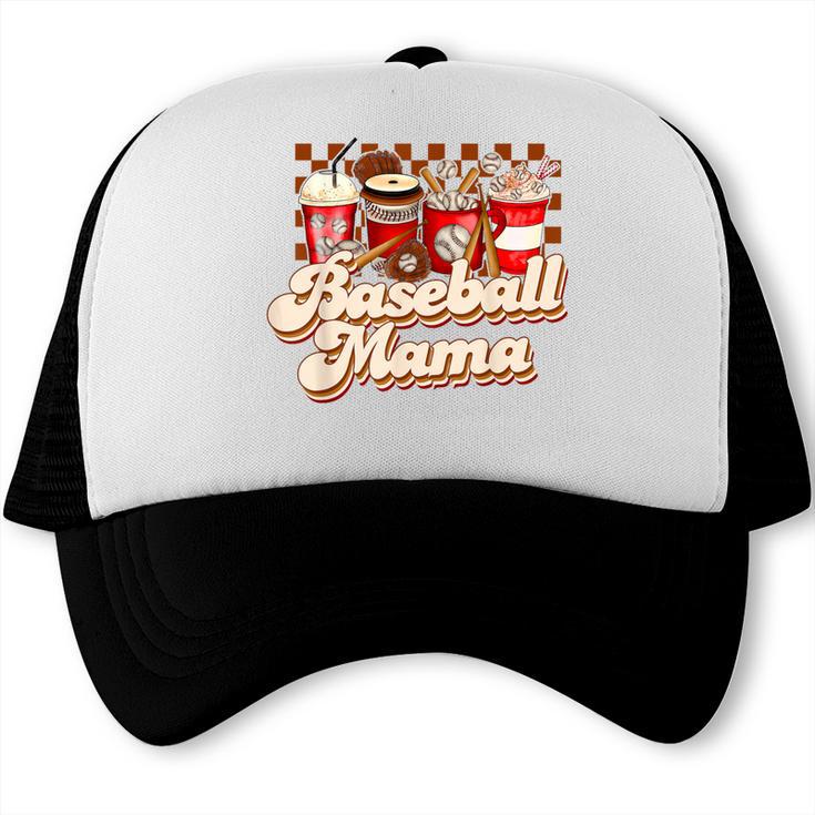 Baseball Mama Coffee Game Day Vibes Baseball Mom Trucker Cap Baseball Mama Coffee Game Day Vibes Baseball Mom Trucker Cap