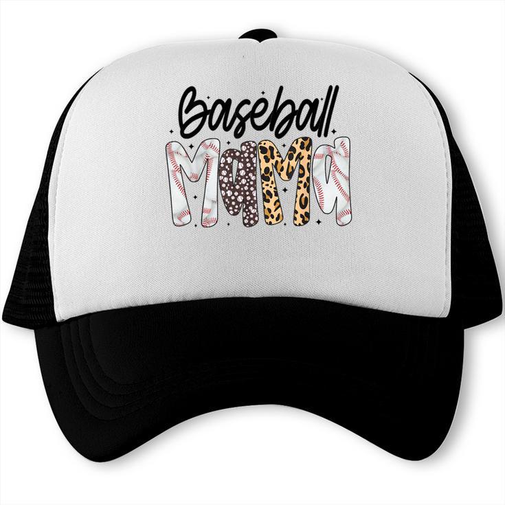 Baseball Mama Coquette Mother's Day Baseball Mom Vintage Trucker Cap