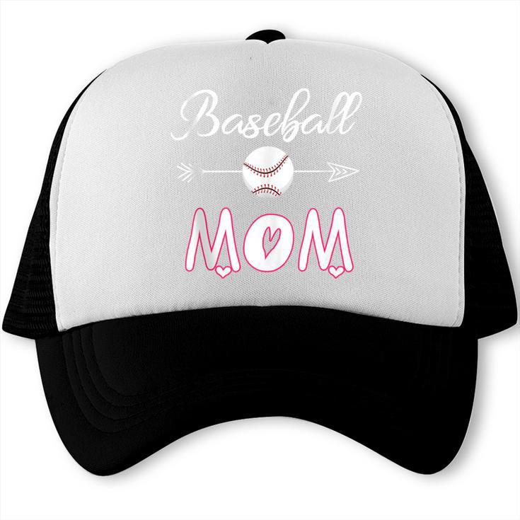 Baseball Mom Birthday Sport Baseball Sport Matching Family Trucker Cap