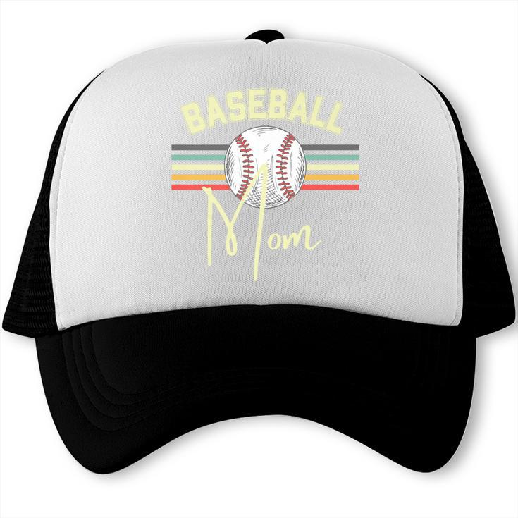 BASEBALL MOM Fun RETRO LOOK Premium Trucker Cap BASEBALL MOM Fun RETRO LOOK Premium Trucker Cap