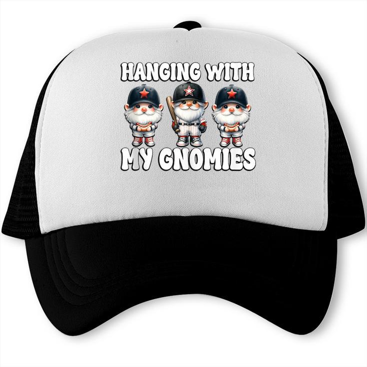 Baseball Saying For Hot Dog Lover And Baseball Dad Trucker Cap