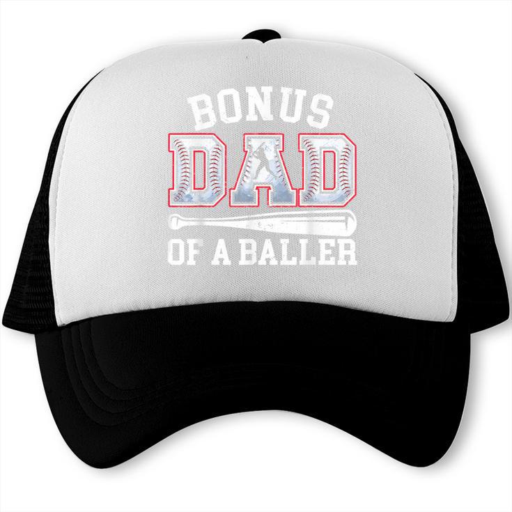 Bonus Dad Shirt Baseball Dad Fathers Day Trucker Cap