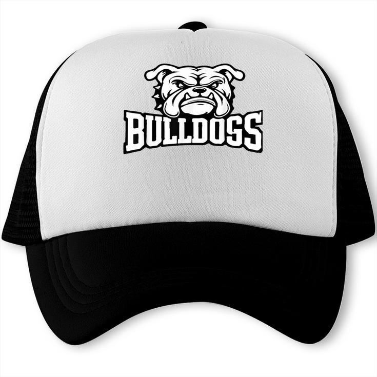 Bulldogs Mascot Back To School Team Spirit Trucker Cap