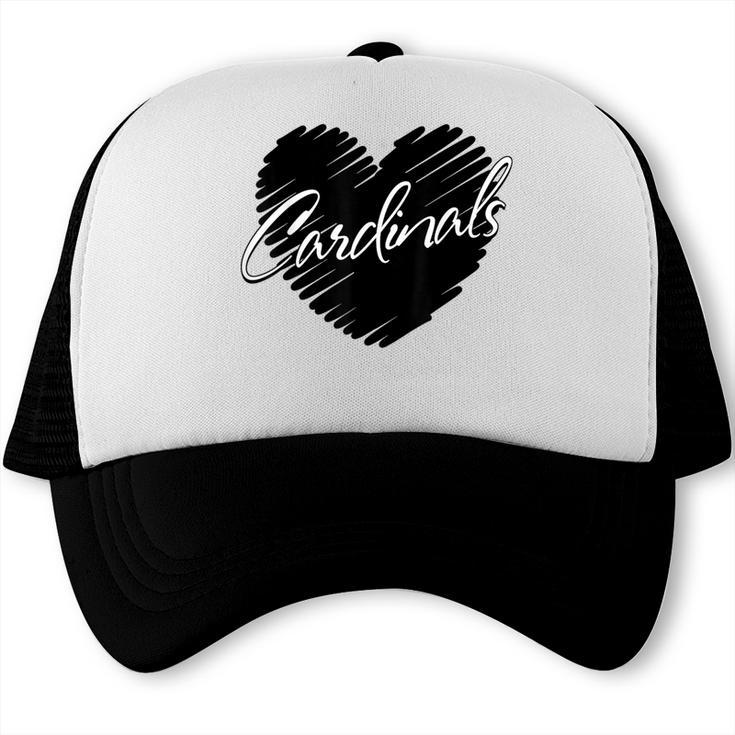 Cardinals Heart Back To School Spirit Trucker Cap