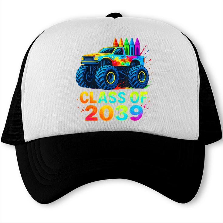 Class Of 2039 Monster Truck Kindergarten Back To School Boys Trucker Cap