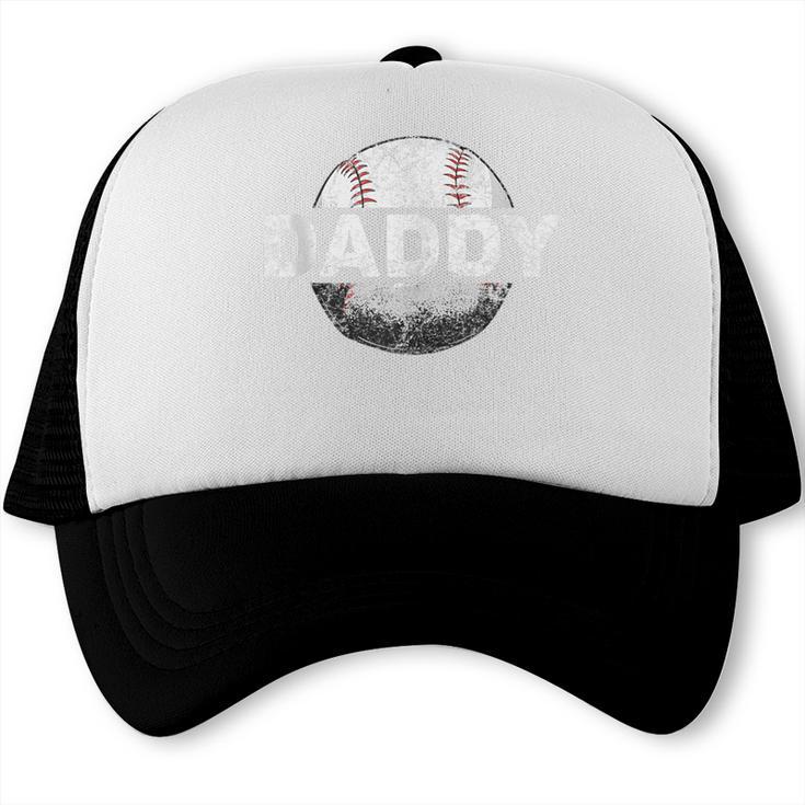 Cool Baseball Dad Daddy Sports Baseball Bat Home Run Trucker Cap