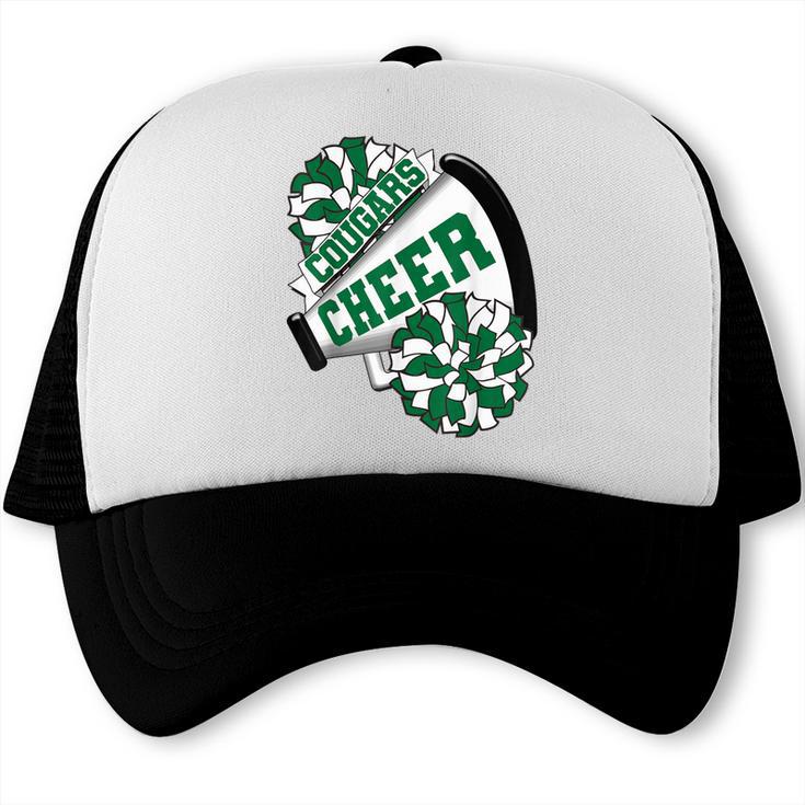 Cougars Cheer Back To School Cheerleading Spirit G Trucker Cap