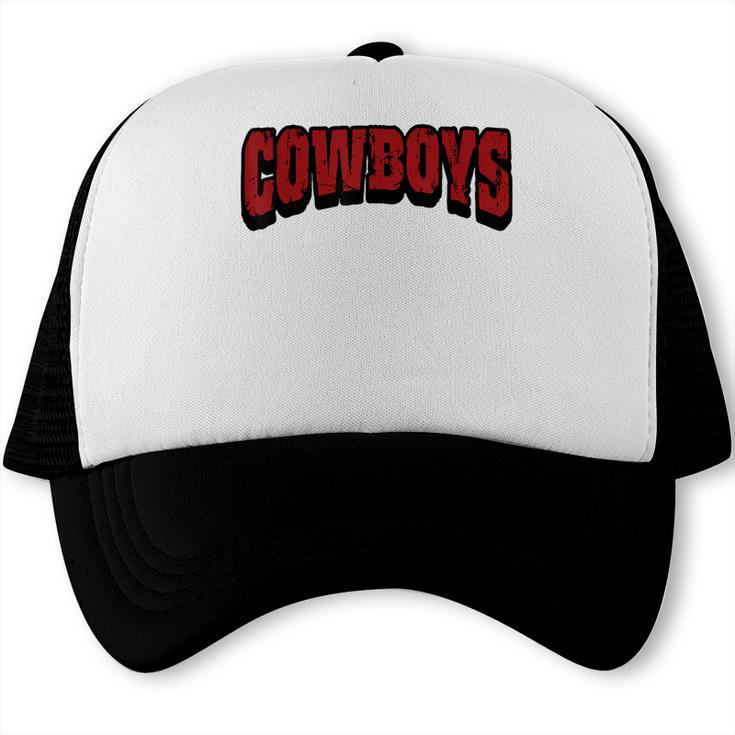 Cowboys Back To School Spirit M Trucker Cap