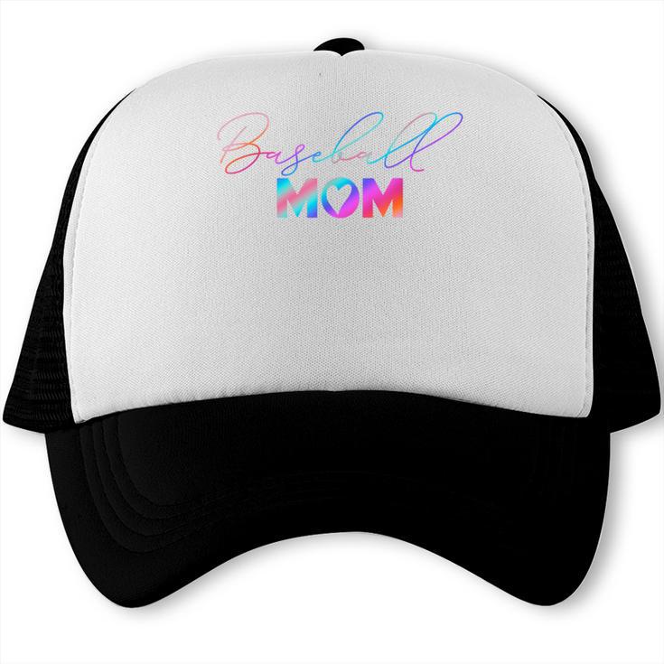 Cute Mother's Day Teeball T-Ball Baseball Mom Trucker Cap