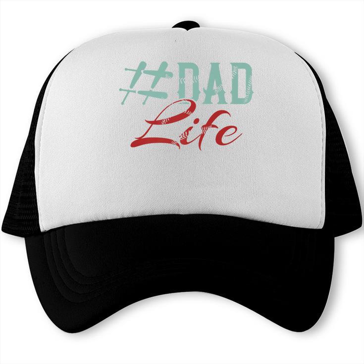 Dad Life Softball Baseball Daddy Sports Father’s Day Premium Trucker Cap Dad Life Softball Baseball Daddy Sports Father’s Day Premium Trucker Cap