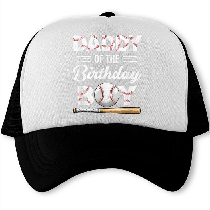 Daddy Of The Birthday Boy Baseball Matching Family Trucker Cap