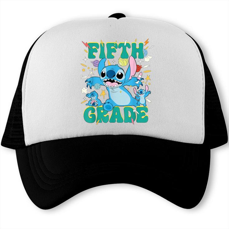 Disney Stitch Fifth Grade Back To School 1st Day Of School Trucker Cap