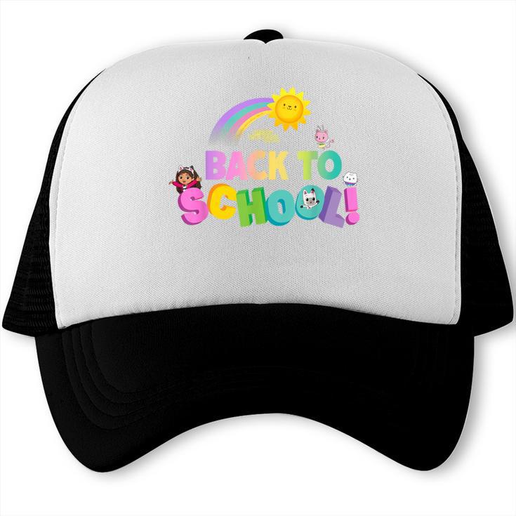 DreamWorks Gabby's Dollhouse Back To School Sunshine Trucker Cap