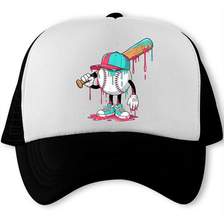 Drip Baseball For Boys Ice Cream Drip Youth Boys Sprinkles Trucker Cap Drip Baseball For Boys Ice Cream Drip Youth Boys Sprinkles Trucker Cap