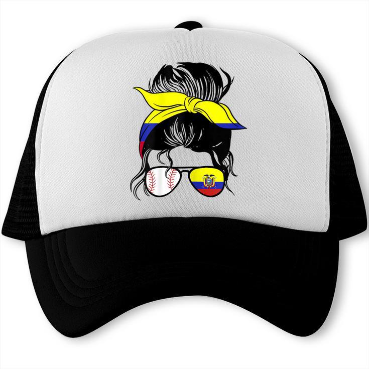 Ecuador Baseball Mom Ecuadorian Baseball Girl Trucker Cap Ecuador Baseball Mom Ecuadorian Baseball Girl Trucker Cap