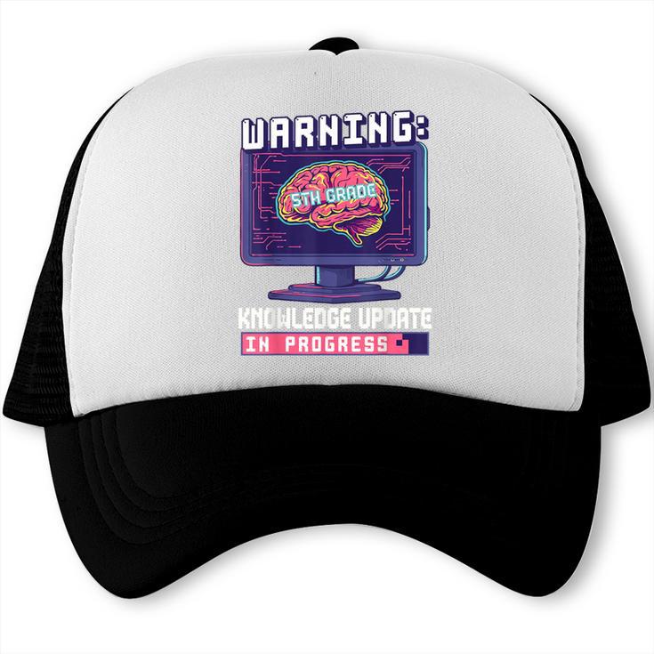 Fifth Grade Back To School Shirts Kids Girls Boys Computers Trucker Cap