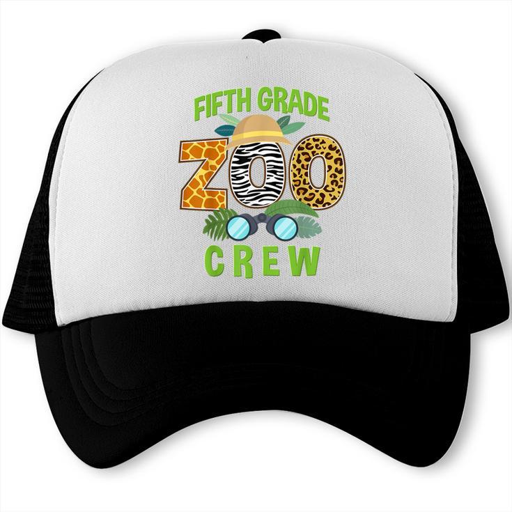 Fifth Grade Zoo Crew Wild Animal Safari Back To School Trucker Cap