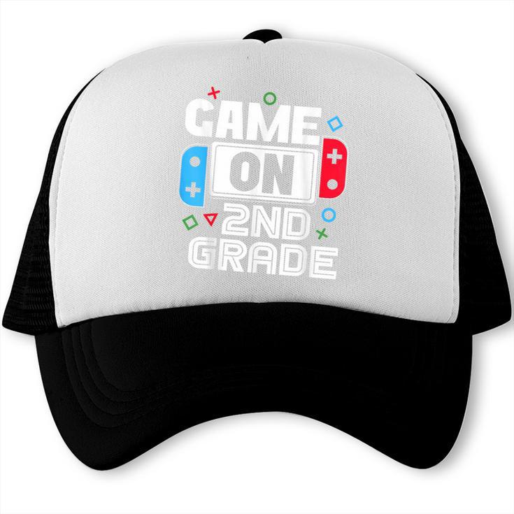 Gamer Back To School Game 2nd Grade Kids Boys Trucker Cap