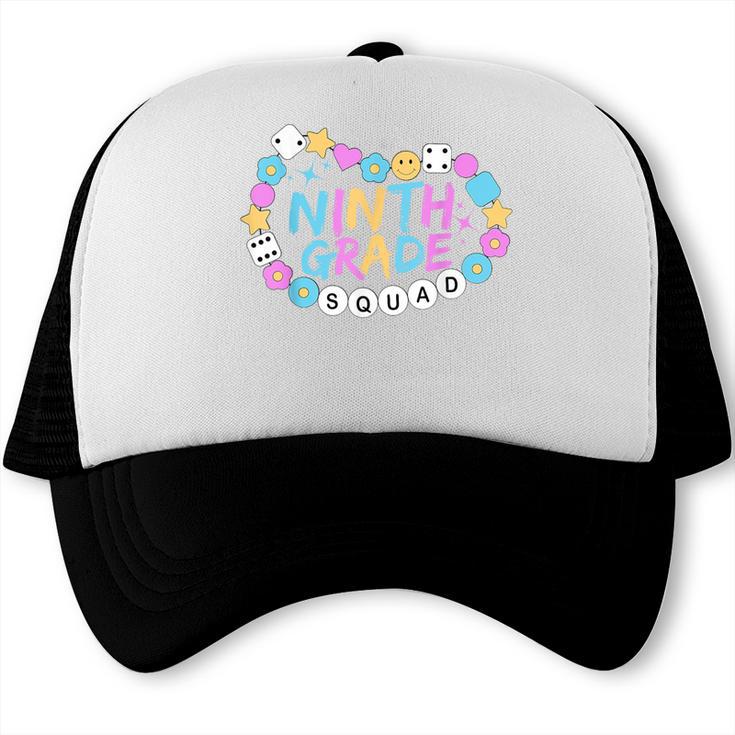Girls 9th Grade Vibes Back To School Ninth Grade Trucker Cap