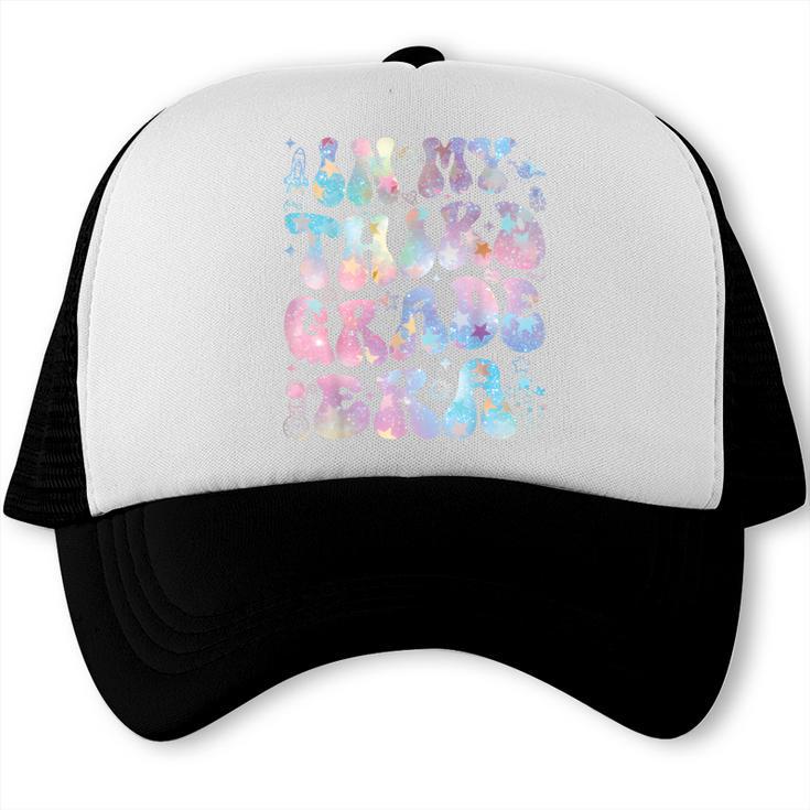 Groovy In My Third Grade Era Tie Dye Kids Boy Back To School Trucker Cap Groovy In My Third Grade Era Tie Dye Kids Boy Back To School Trucker Cap