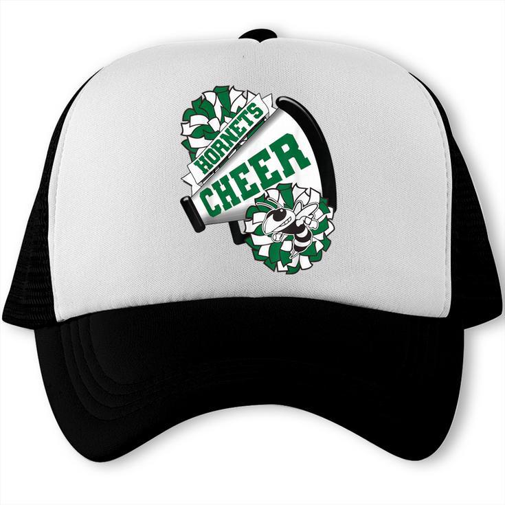 Hornets Cheer Back To School Cheerleading Spirit Green Trucker Cap