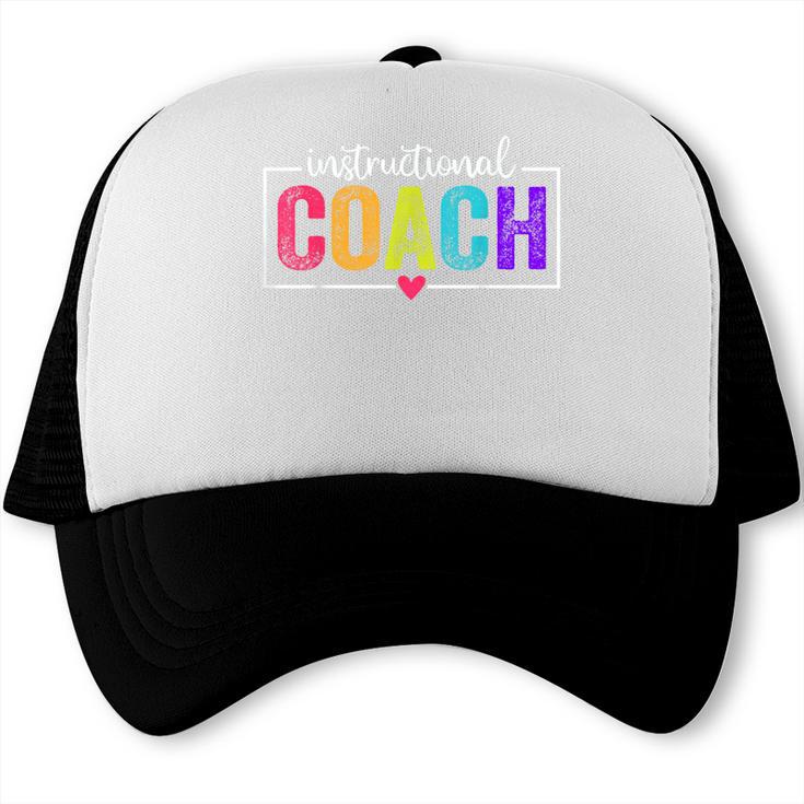 Instructional Coach Appreciation Back To School Trucker Cap