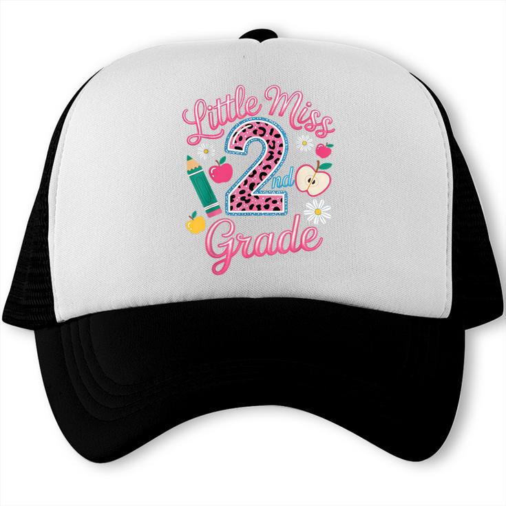 Little Miss 2nd Grade Grader Girls 1st Day Back To School Trucker Cap Little Miss 2nd Grade Grader Girls 1st Day Back To School Trucker Cap