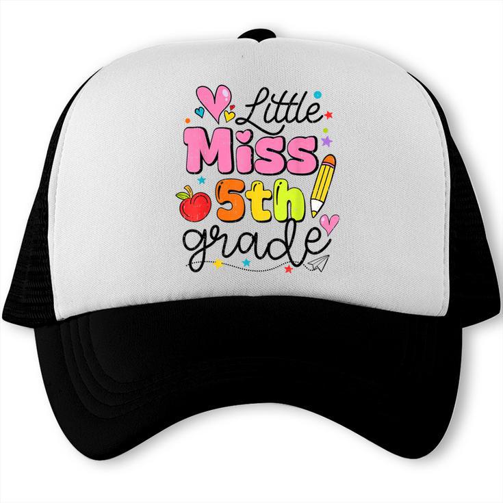 Little Miss 5th Grade Back To School Cute Fifth Grade Girls Trucker Cap Little Miss 5th Grade Back To School Cute Fifth Grade Girls Trucker Cap
