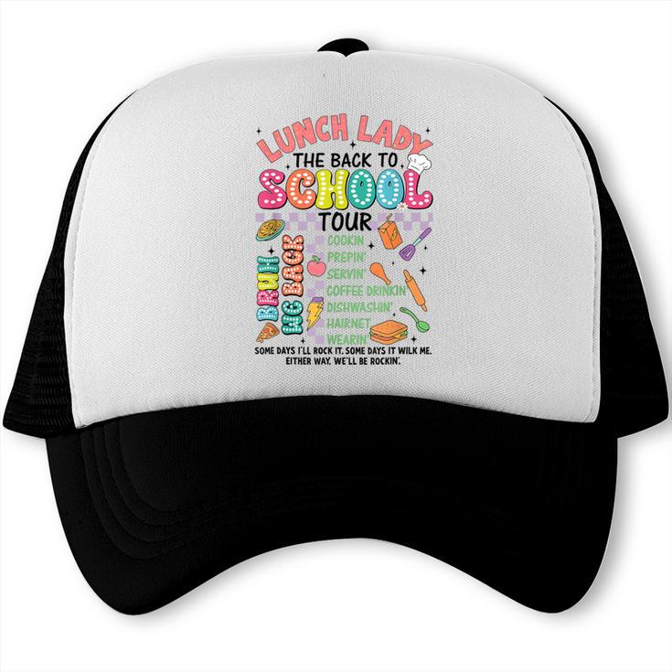Lunch Cafeteria Crew Lady Back To School Tour Trucker Cap