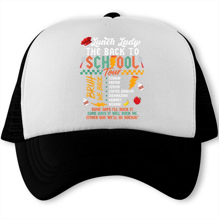 Lunch Lady Back To School Tour Trucker Cap Lunch Lady Back To School Tour Trucker Cap