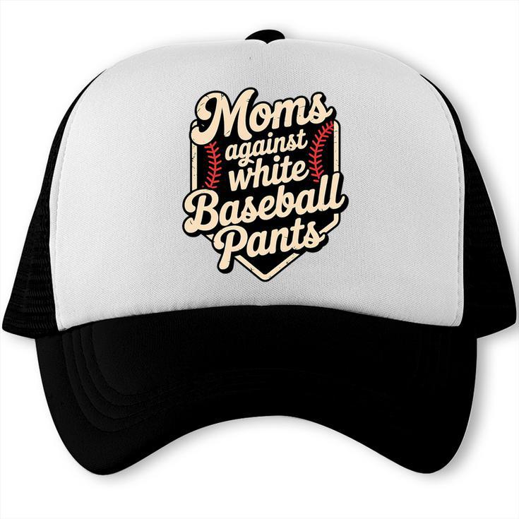 Moms Against Baseball Pants Baseball Mom Premium Tri-Blend Trucker Cap Moms Against Baseball Pants Baseball Mom Premium Tri-Blend Trucker Cap